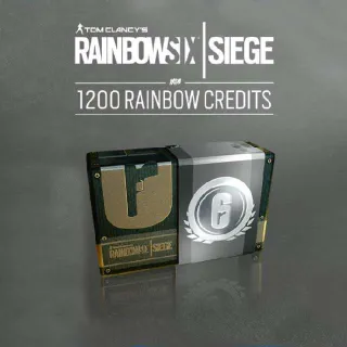 TOM CLANCY'S RAINBOW SIX SIEGE: 1200 R6 CREDITS