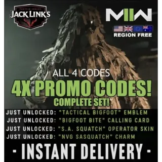Jack Links "Ghillie" COMPLETE SET 