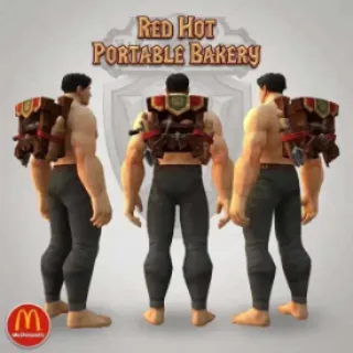 World of Warcraft Red Hot Portable Bakery Mcdonalds Exclusive