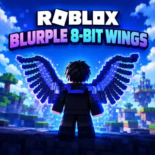 Roblox Blurple 8-Bit Wings