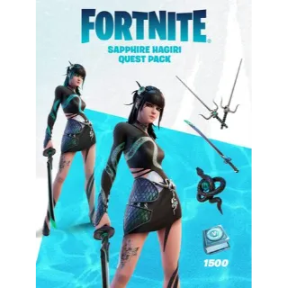 Fortnite Sapphire Hagiri Quest Pack All Platforms
