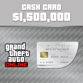 GTA V 5 Great White Shark Cash Card 