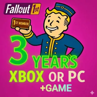 Fallout 76 + 3 Years Fallout 1st | Xbox Console Account | Full Access