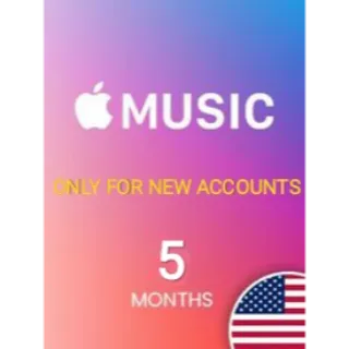 Apple Music 5 Months (Only for new accounts)