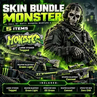 COD MW4 Monster Energy Full Set