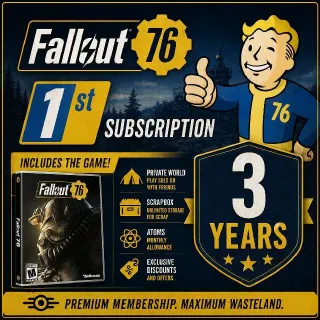 FALLOUT 1ST 3 YEARS