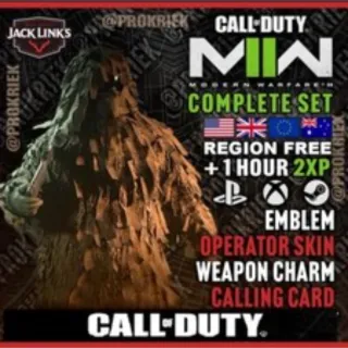 GHILLIE SKIN ⚡️⚡️JACK LINKS⚡️⚡️ COD 