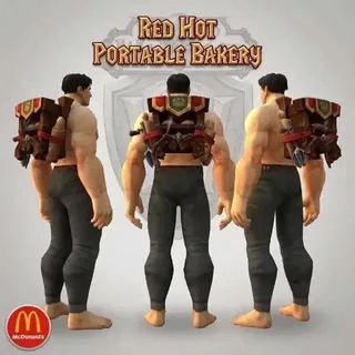 World of Warcraft Red Hot Portable Bakery Mcdonalds Exclusive