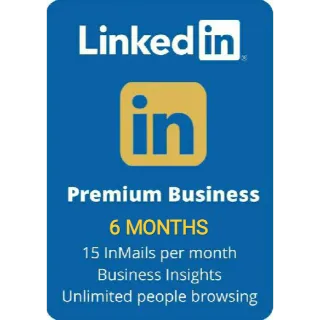 LinkedIn Premium Business - 6 Months Subscription