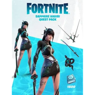 Fortnite Sapphire Hagiri Quest Pack GLOBAL All Platforms