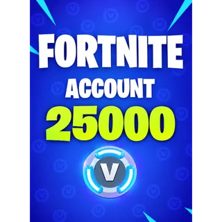 Fortnite 25000 Vbucks GLOBAL V-BUCKS