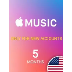 Apple Music 5 Months (Only for new accounts)