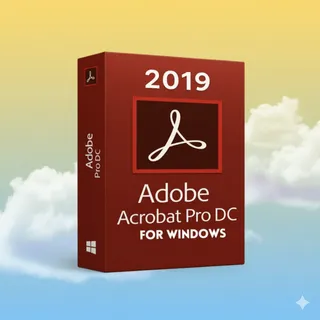 Adobe Acrobat Pro DC 2019 1 PC  / Lifetime (WINDOWS)