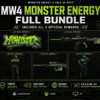 COD MW4 monster Energy Full Set
