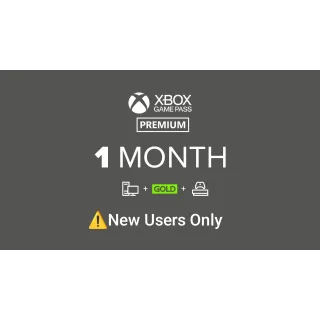 Xbox Game Pass Premium 1-month (New Members only)  KEY - USA