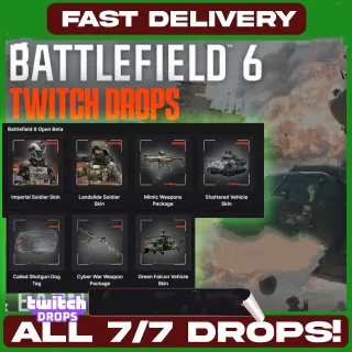 Battlefield 6 Twitch Drops 7 items