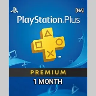 PLAYSTATION PLUS PREMIUM 1 MONTH [NA] Stocable