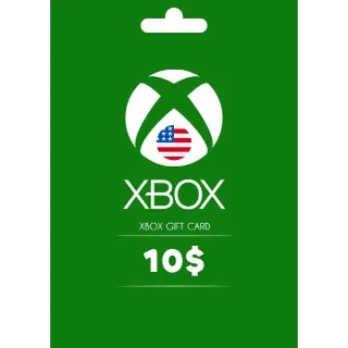 $10.00 USD Xbox Gift Card