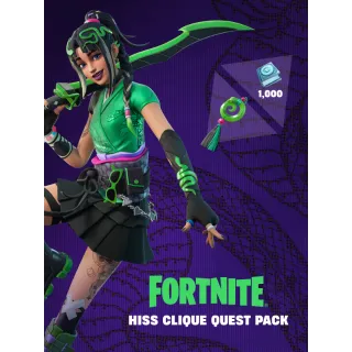 Fortnite Hiss Clique Quest Pack All Platforms