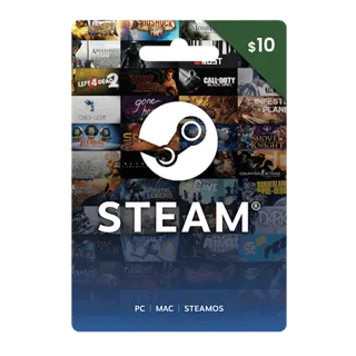 $10.00 STEAM GIFT CARD