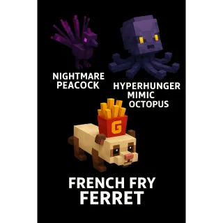 TITANIC NIGHTMARE PEACOCK 80KG+, HUGE FFF 60KG+ AND HYPERHUNGER HUGE MIMIC OCTOPUS 69KG+ 15S CD NO TOY USE