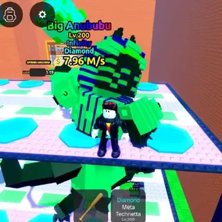 $7.96 M/s Big Diamond Anububu | Escape tsunami for brainrots