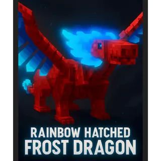 HUGE RAINBOW HATCHED FROST DRAGON 60KG