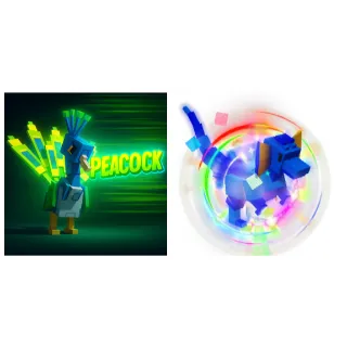 HUGE RBH DILOPHOSAURUS 60KG+ AND TITANIC NIGHTMARE PEACOCK 15S CD NO TOY 