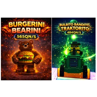 HACKER BURGERINI BEARINI 565QN/S AND HACKER BULBITO BANDITO 484QN/S BUNDLE