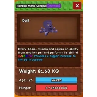 TITANIC MIMIC 80KG+ (RAINBOW OR NIGHTMARE)