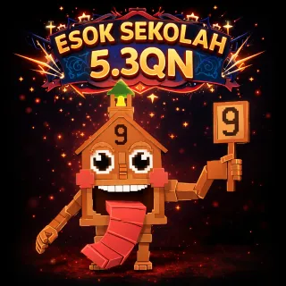 20X ESOK SEKOLAH 5.3QN/S - ESCAPE TSUNAMI FOR BRAINROT