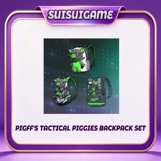 PIGFF'S TACTICAL PIGGIES BACKPACK SET