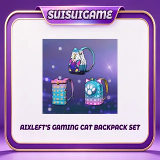 AIXLEFT'S GAMING CAT BACKPACK SET