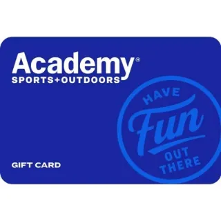 $30 USD academy gift card