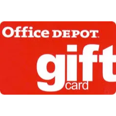 $106.36 USD office depot gift card