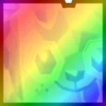 Rainbow Huge Crystal Dog