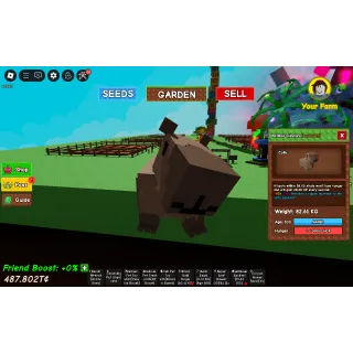 Titanic Rainbow Capybara 82kg