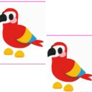 Parrot 2x sticker