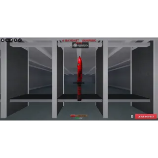 Sniper duels vampiric knife