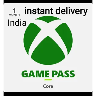 Xbox core pass 1 month Auto delivery India