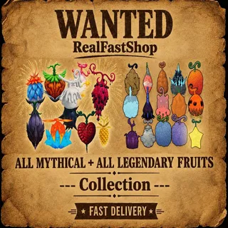 All Fruits - All Mythical Fruits + All Legendary Fruits (with Dragon) | GPO