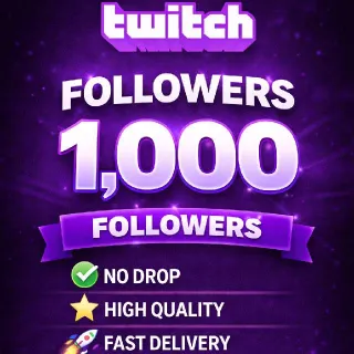 1000 Followers Twitch