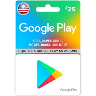 $25.00 Google Play