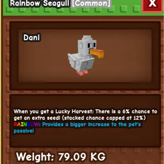 titan rainbow seagull