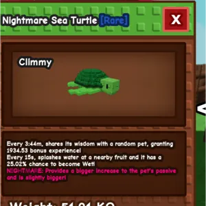 nightmare sea turtle
