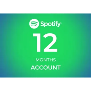 Spotify Premium Individual (Private) 12 Months Global
