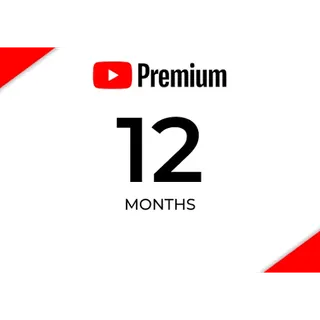 YouTube Premium Individual (Private) 12 Months Global