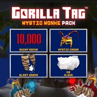 Gorilla Tag VR - Mystic Monke Pac|Offcial Meta Quest Key | Fast Delivery |10,000 Shiny Rocks💎
