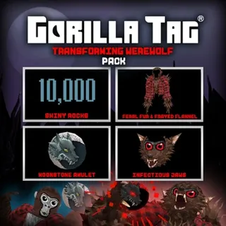 Gorilla Tag VR - Transforming Werewolf Pack|Offcial Meta Quest Key | Fast Delivery |10,000 Shiny Rocks💎