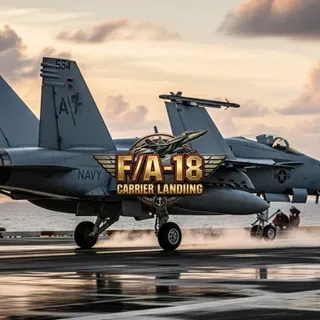 F/A-18 Carrier Landing Simulator - Meta Quest Key 